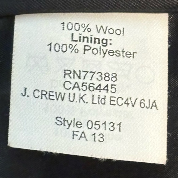 J. Crew Colorblock pencil skirt in houndstooth wool blend women's 8 Black & Gray - Picture 15 of 15